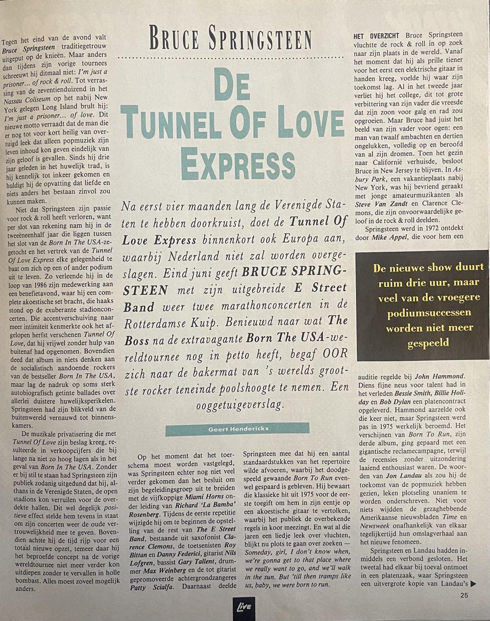 OOR, Live Special  (May) magazine collectible - Main Image 2