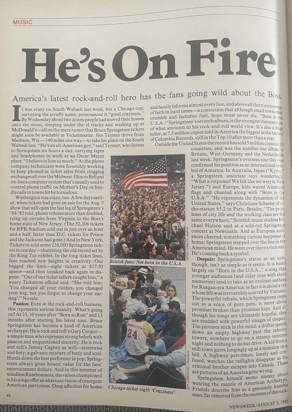 Newsweek  (August) magazine collectible [Barcode 07062800005831] - Main Image 2