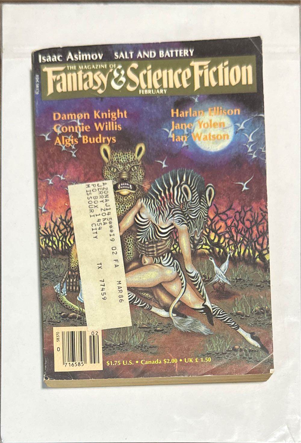 The Magazine Of Fantasy & Science Fiction