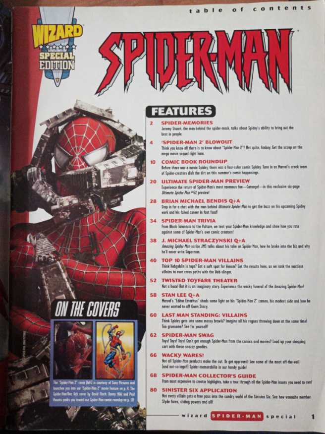 Wizard’s Spider-Man Special  magazine collectible [Barcode 074470032069] - Main Image 2