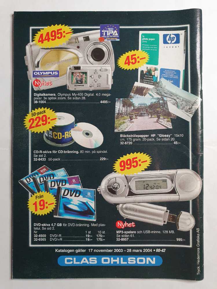Clas Ohlson  (november) magazine collectible - Main Image 2
