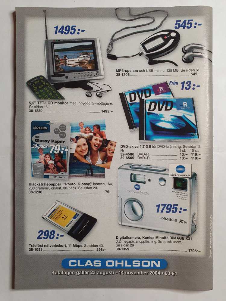 Clas Ohlson  (augusti) magazine collectible - Main Image 2