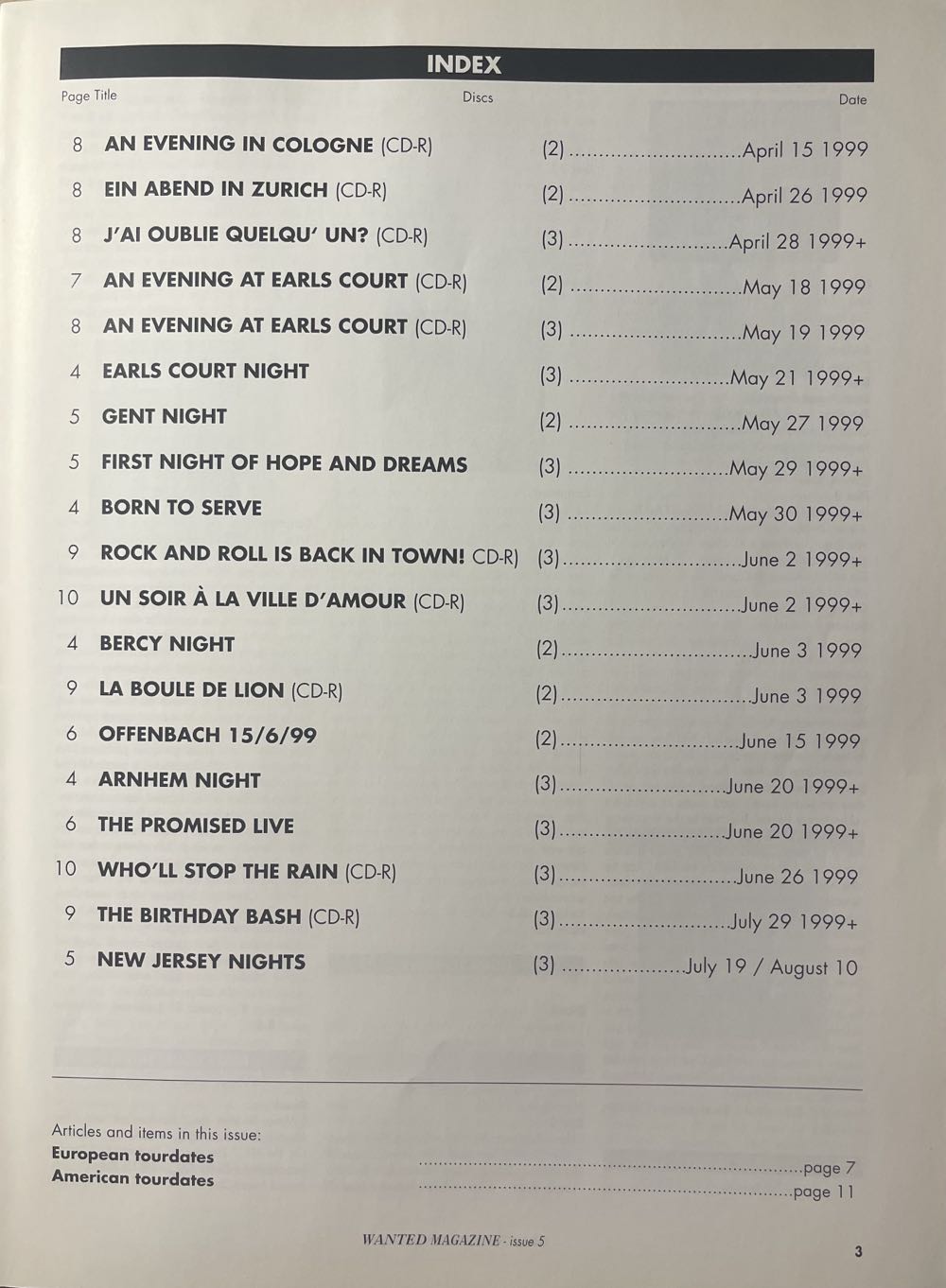 Wanted   (December) magazine collectible - Main Image 2