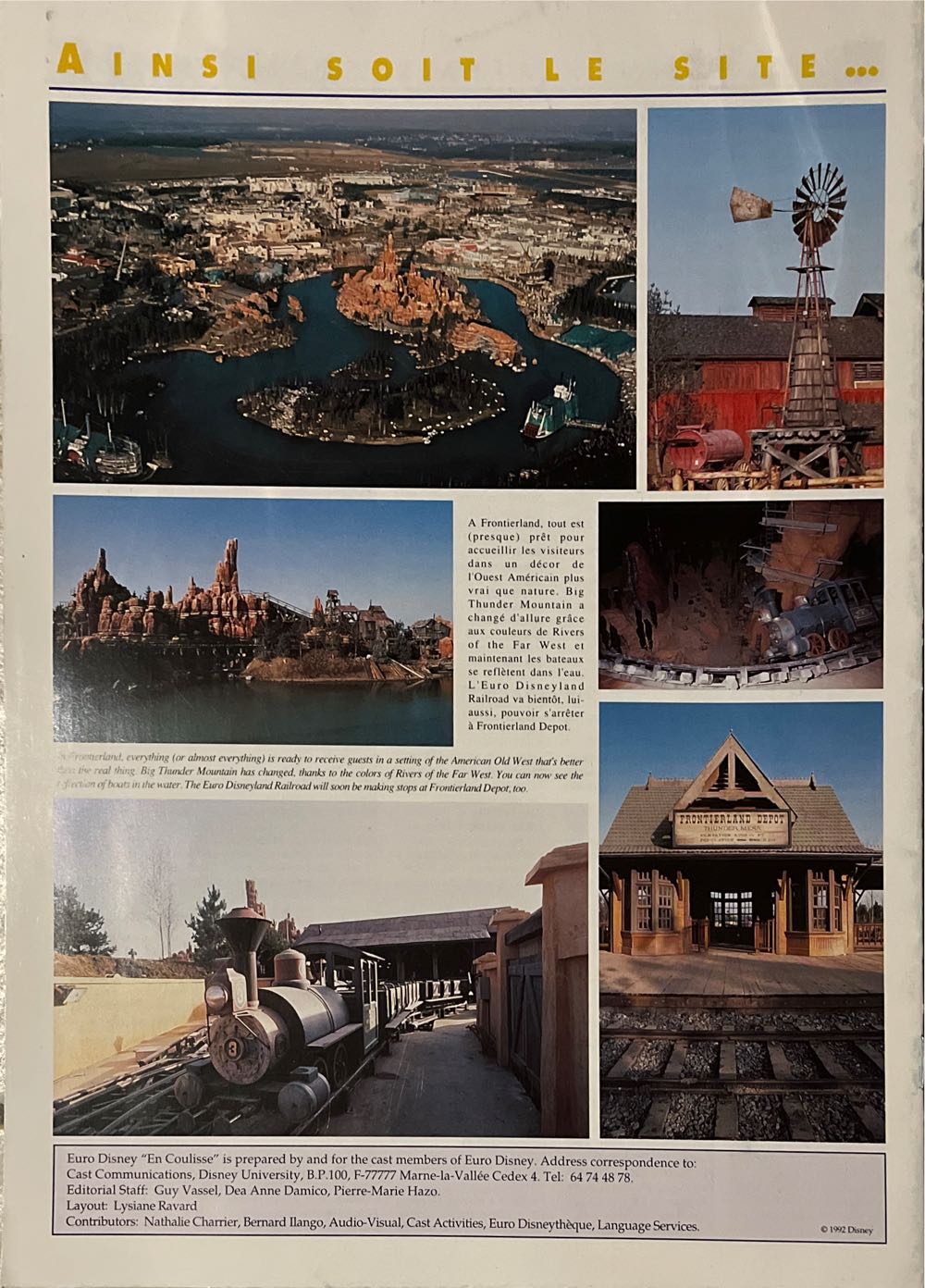 En Coulisse Vol. 2 Nr. 20  (January) magazine collectible - Main Image 2