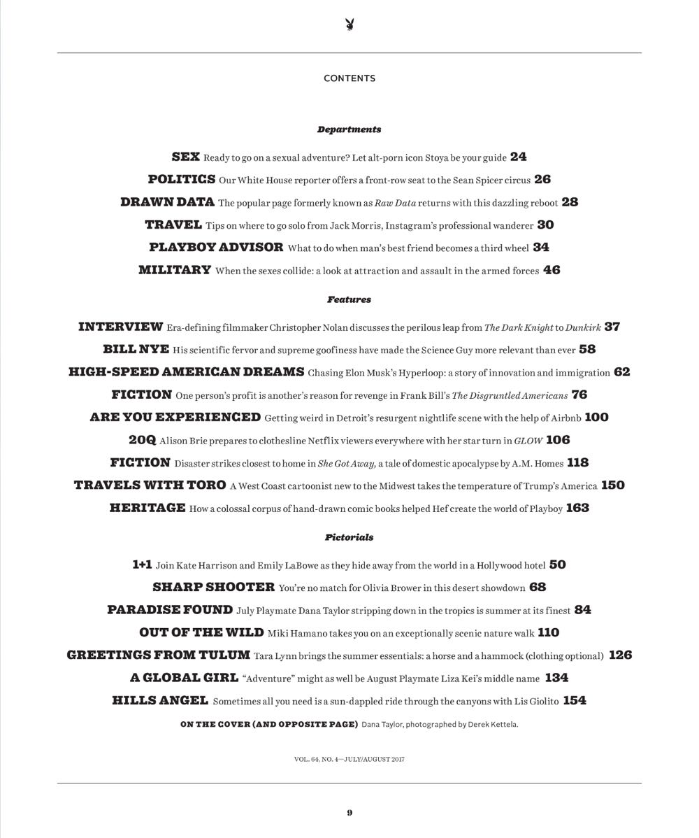 Playboy July/August 2017  (July) magazine collectible - Main Image 2