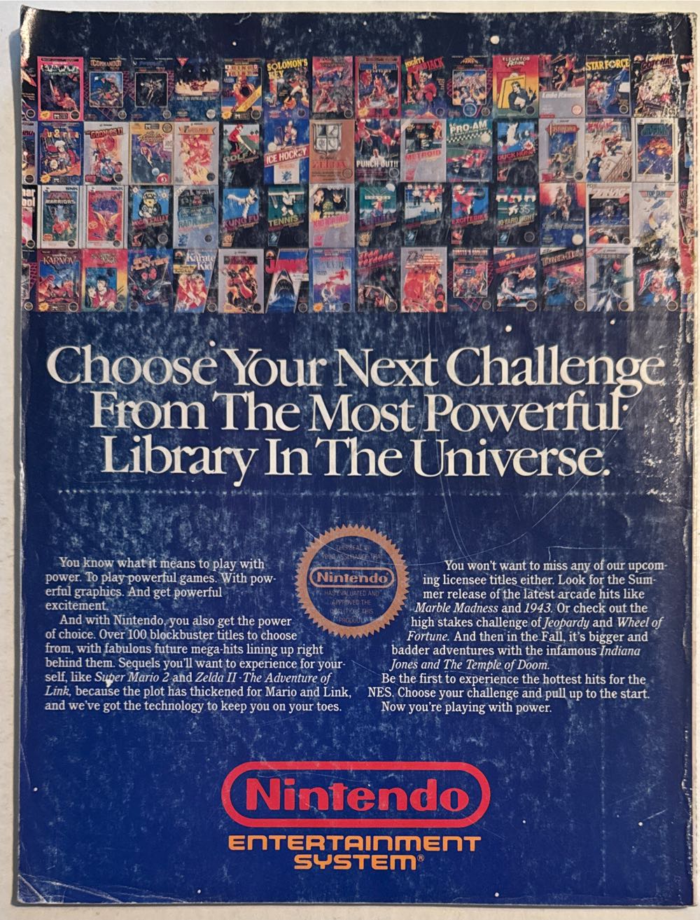 Nintendo Power 1  (July) magazine collectible - Main Image 2