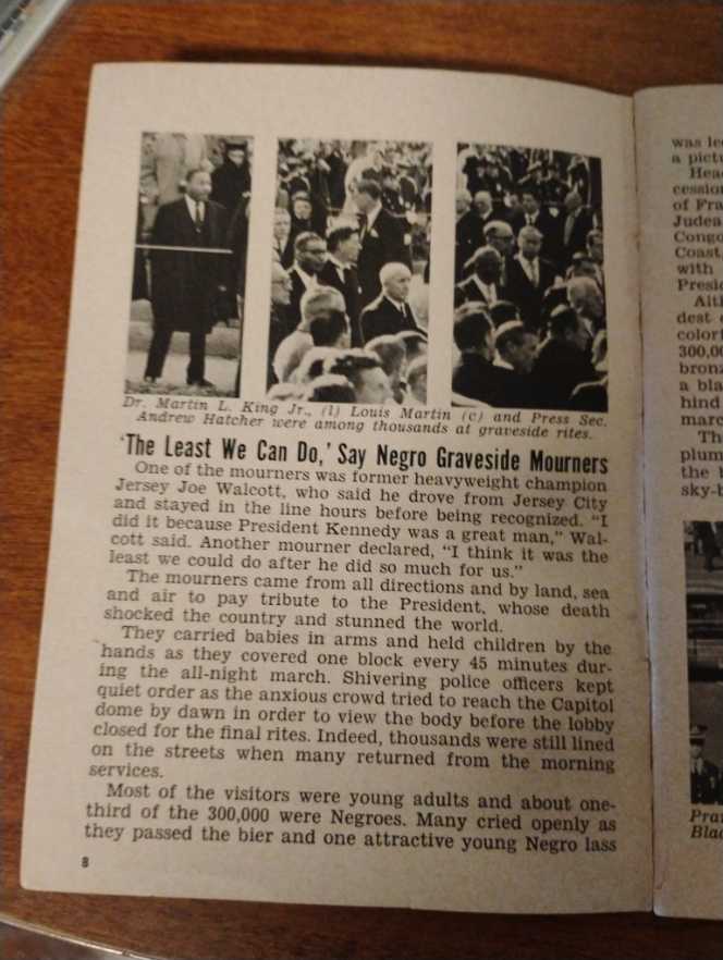 JET The Legacy Jfk Leaves to Negroes.  (December) magazine collectible - Main Image 4