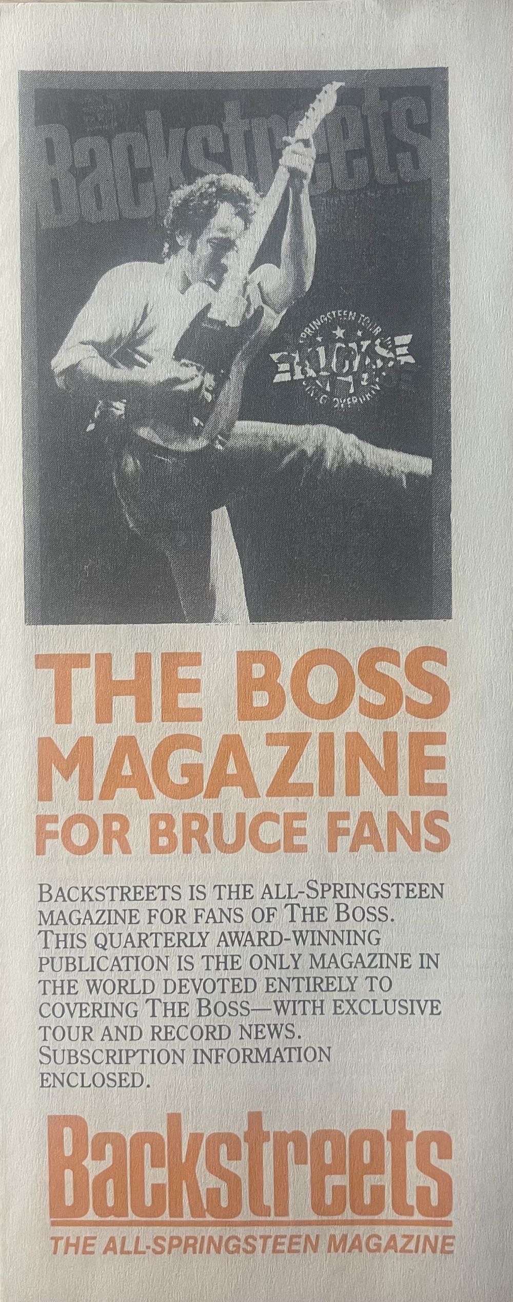 Backstreets  (April) magazine collectible - Main Image 2