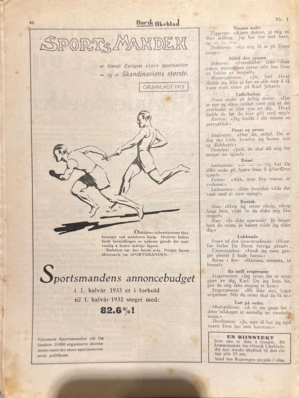 Norsk Ukeblad (H)  (September) magazine collectible - Main Image 2