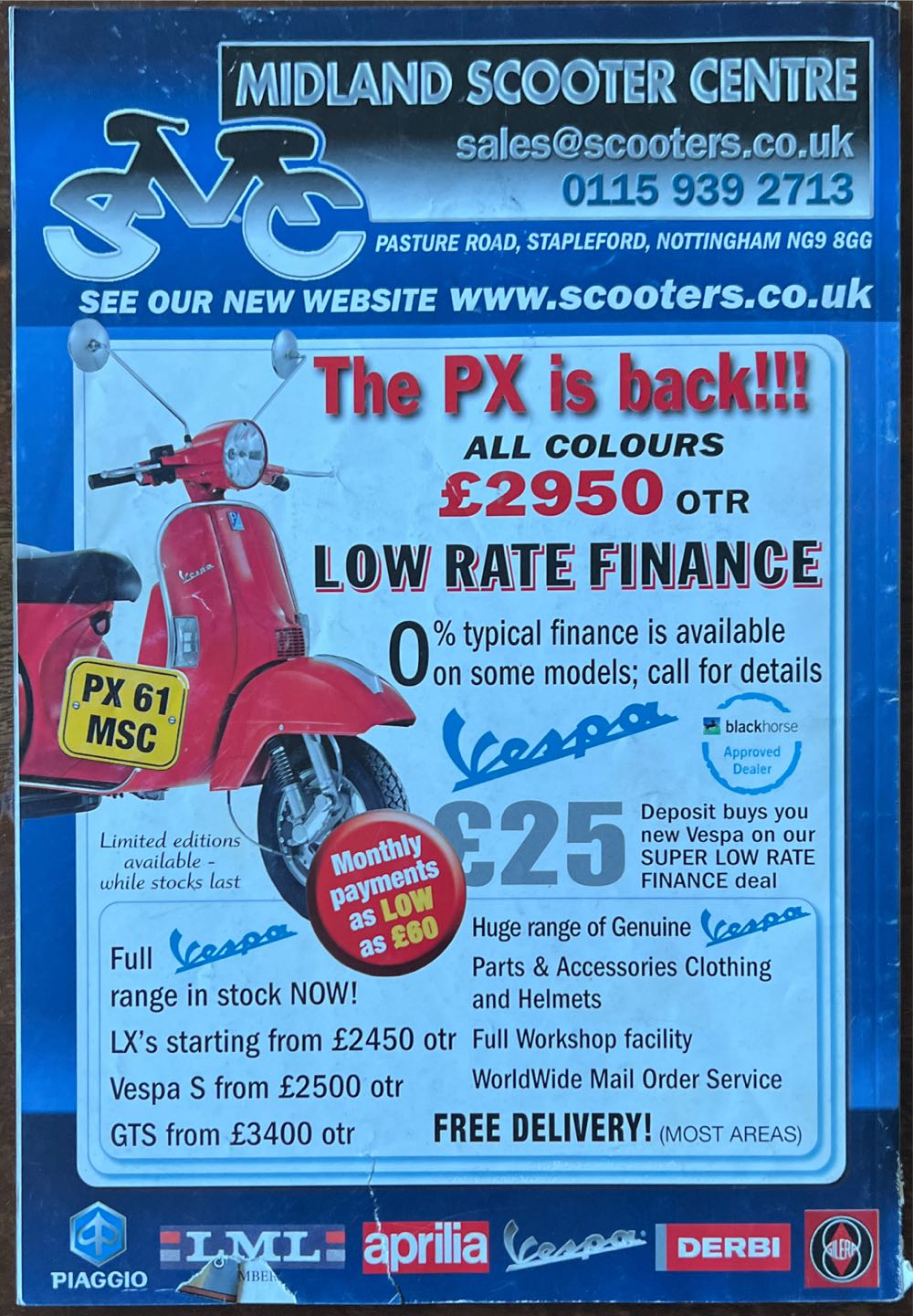 Scootering.com  (October) magazine collectible [Barcode 07447086647309] - Main Image 2