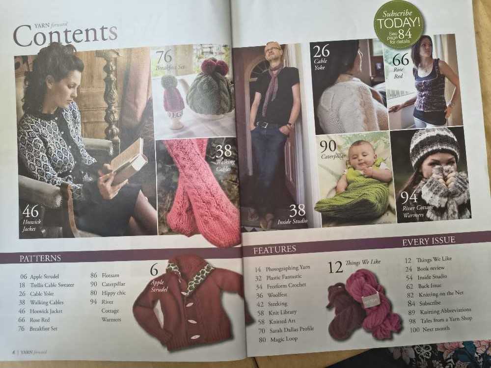 Yarn Forward  magazine collectible - Main Image 2