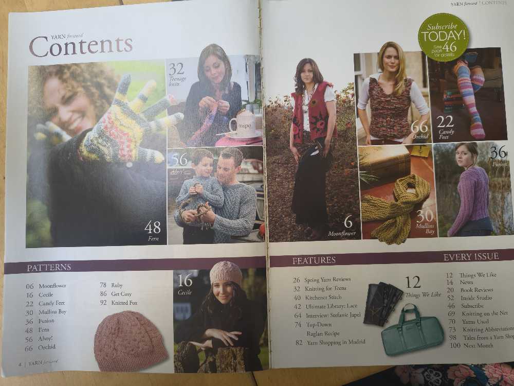 Yarn Forward  (March) magazine collectible - Main Image 2