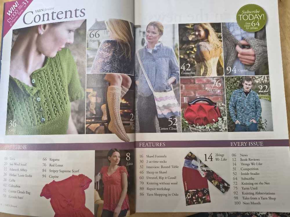 Yarn Forward  (April) magazine collectible - Main Image 2