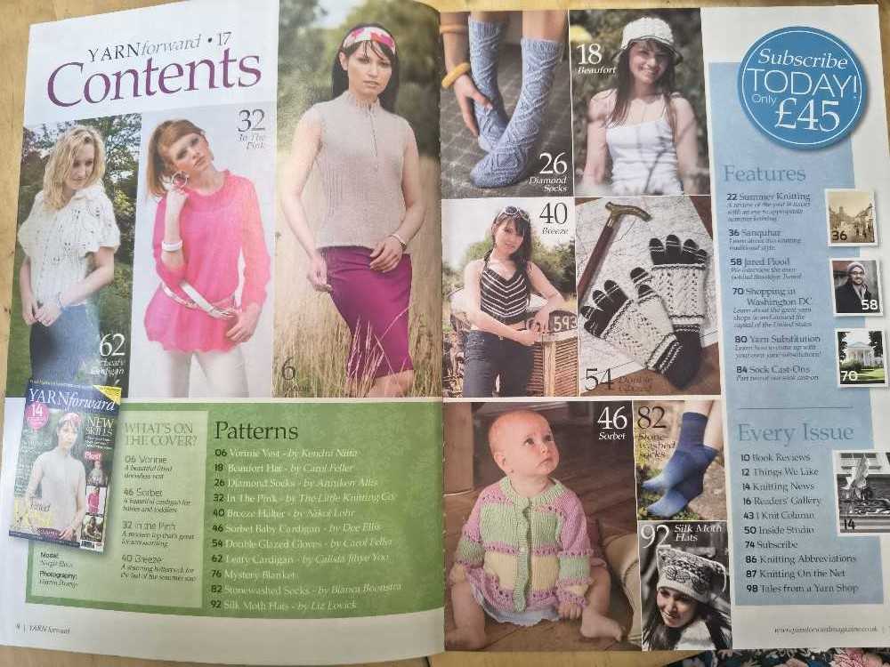 Yarn Forward  (September) magazine collectible [Barcode 9771757519015] - Main Image 2