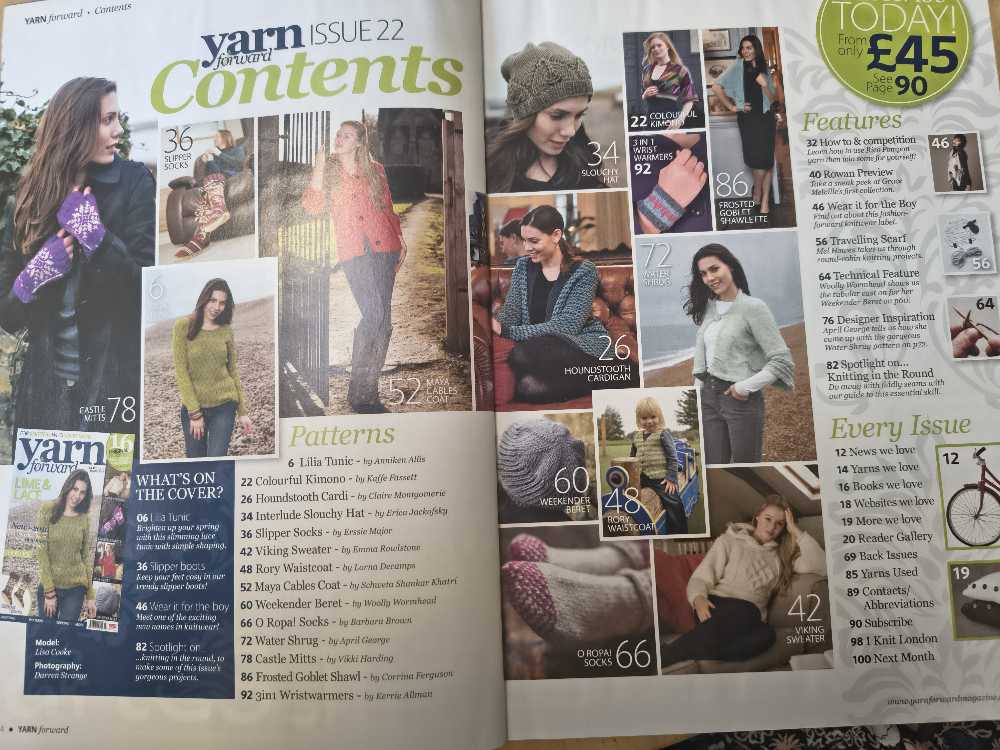 Yarn Forward  (March) magazine collectible [Barcode 977175751901503] - Main Image 2