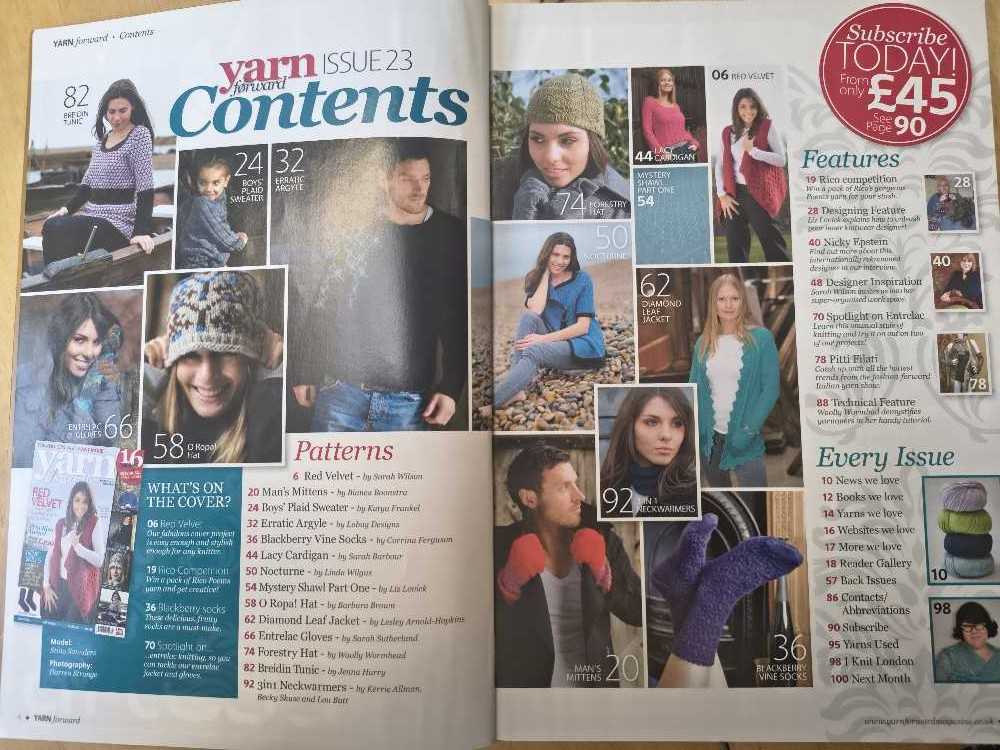 Yarn Forward  (April) magazine collectible [Barcode 977175751901504] - Main Image 2