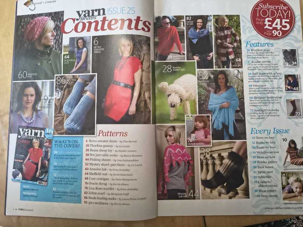 Yarn Forward  (June) magazine collectible [Barcode 977175751901506] - Main Image 2