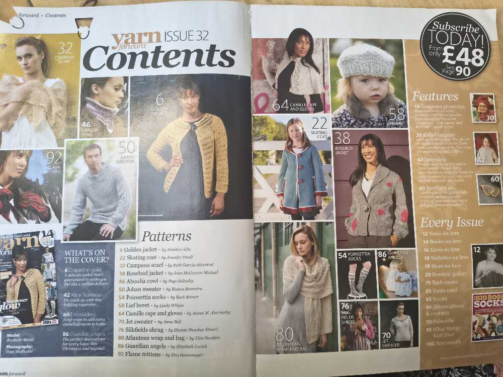 Yarn Forward  (January) magazine collectible [Barcode 977175751902232] - Main Image 2