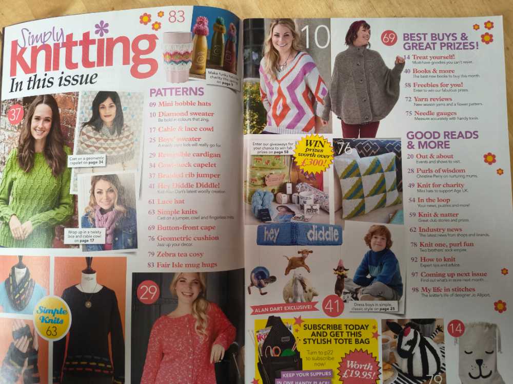 Simply Knitting   magazine collectible [Barcode 977174577903256] - Main Image 2