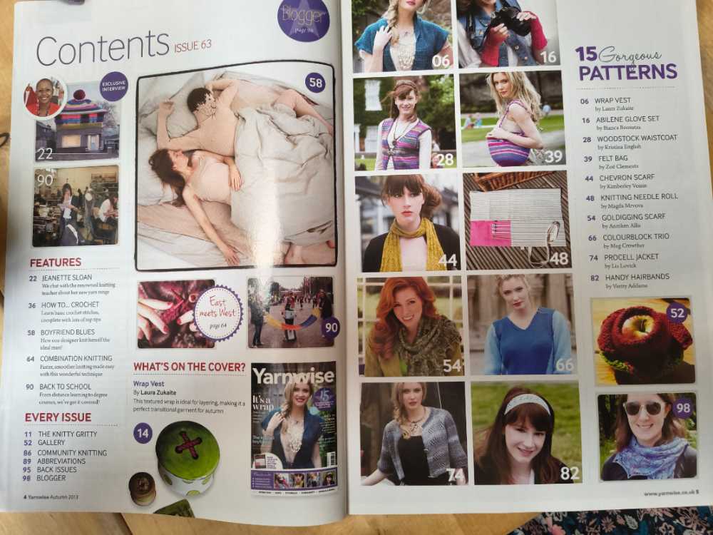 Yarnwise   (September) magazine collectible [Barcode 977205033500563] - Main Image 2