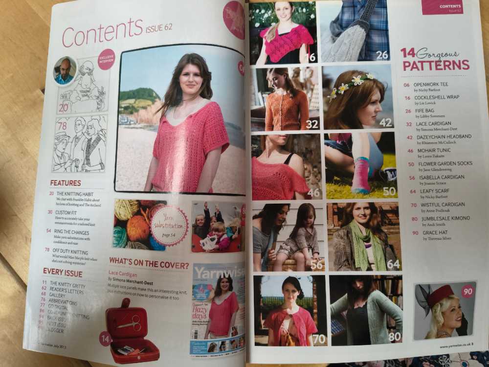 Yarnwise  (July) magazine collectible [Barcode 977205033500562] - Main Image 2