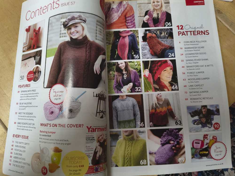 Yarnwise  (February) magazine collectible [Barcode 977205033500557] - Main Image 2