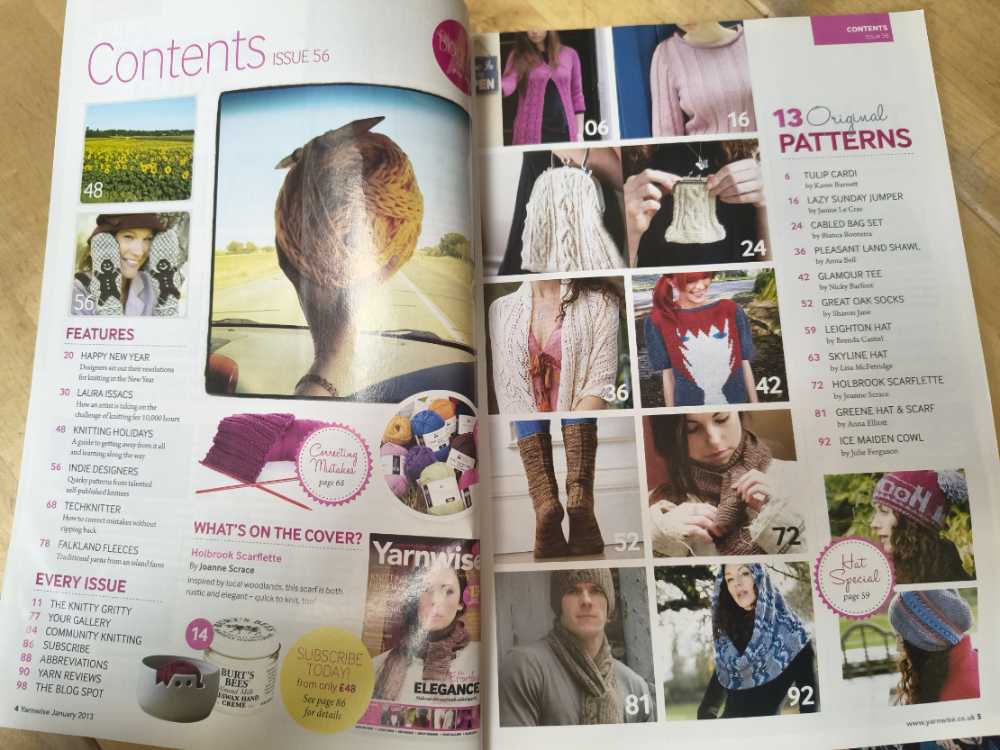 Yarnwise   (January) magazine collectible [Barcode 977205033500556] - Main Image 2