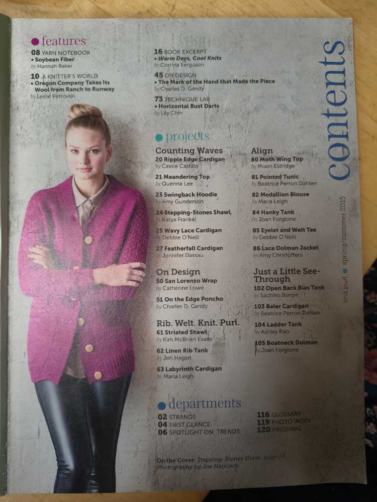 Knit Purl  magazine collectible [Barcode 07485108864752] - Main Image 2