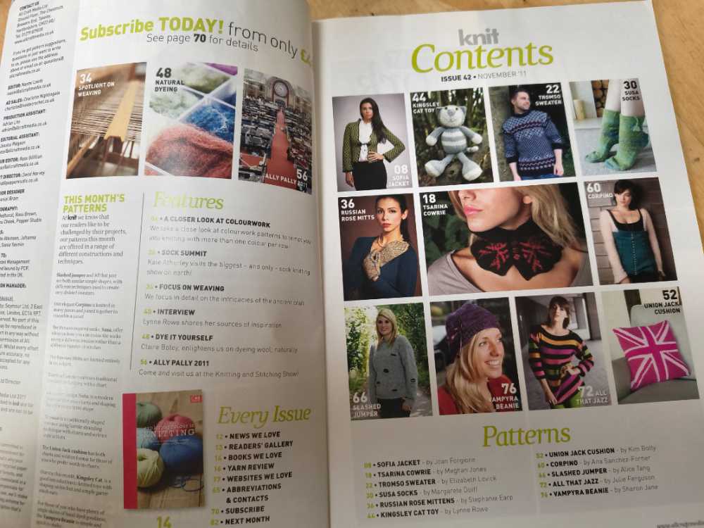 Knit  (November) magazine collectible [Barcode 977204638800842] - Main Image 2