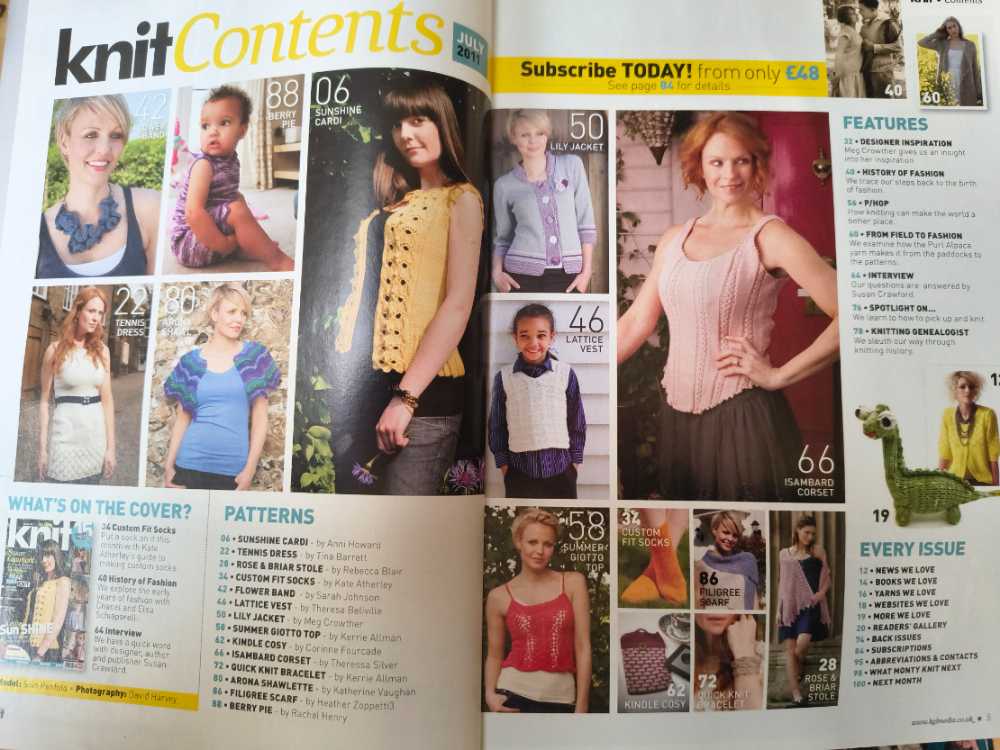 Knit  (July) magazine collectible [Barcode 977204638800838] - Main Image 2