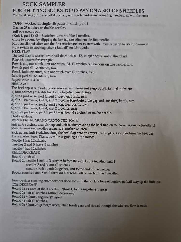 Sock Pattern   magazine collectible - Main Image 2