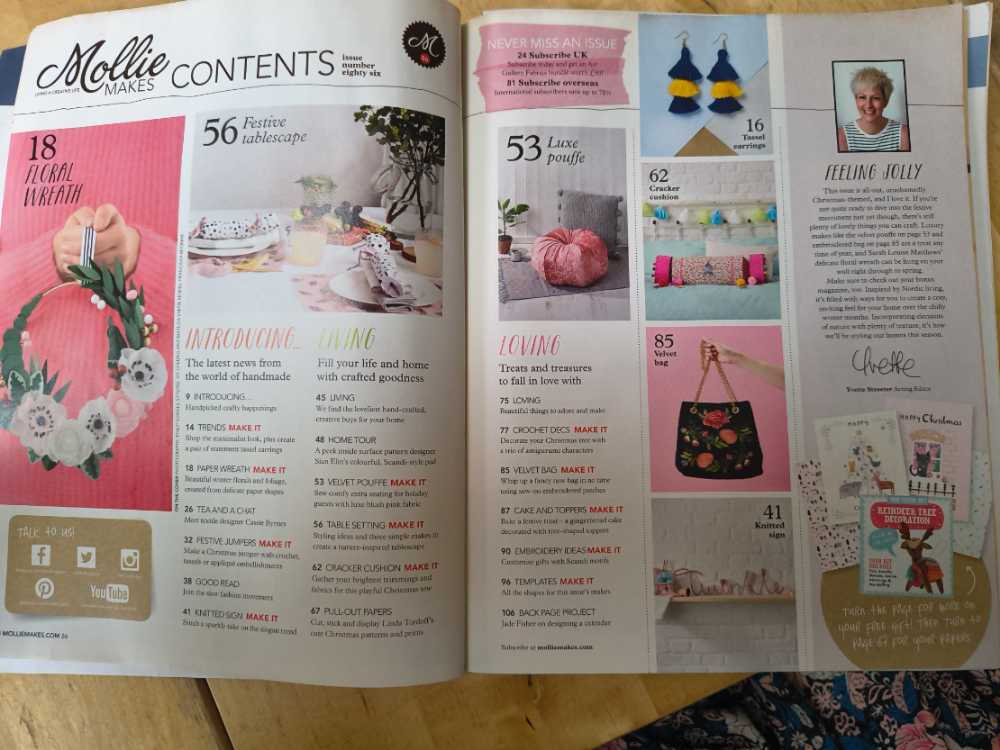 Mollie Makes   magazine collectible [Barcode 977204602201886] - Main Image 2