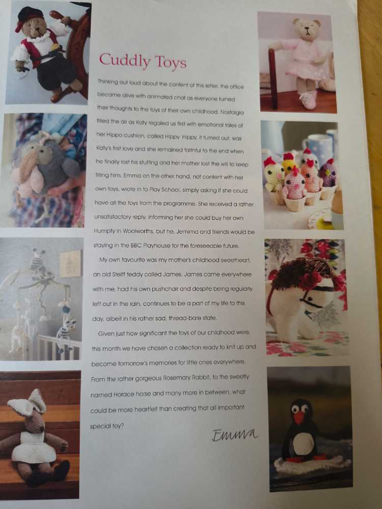 Cuddly Toys To Knit   (June) magazine collectible - Main Image 2