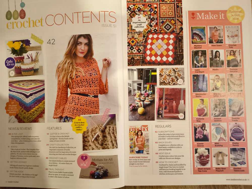 Inside Crochet  (March) magazine collectible [Barcode 977204010500751] - Main Image 2