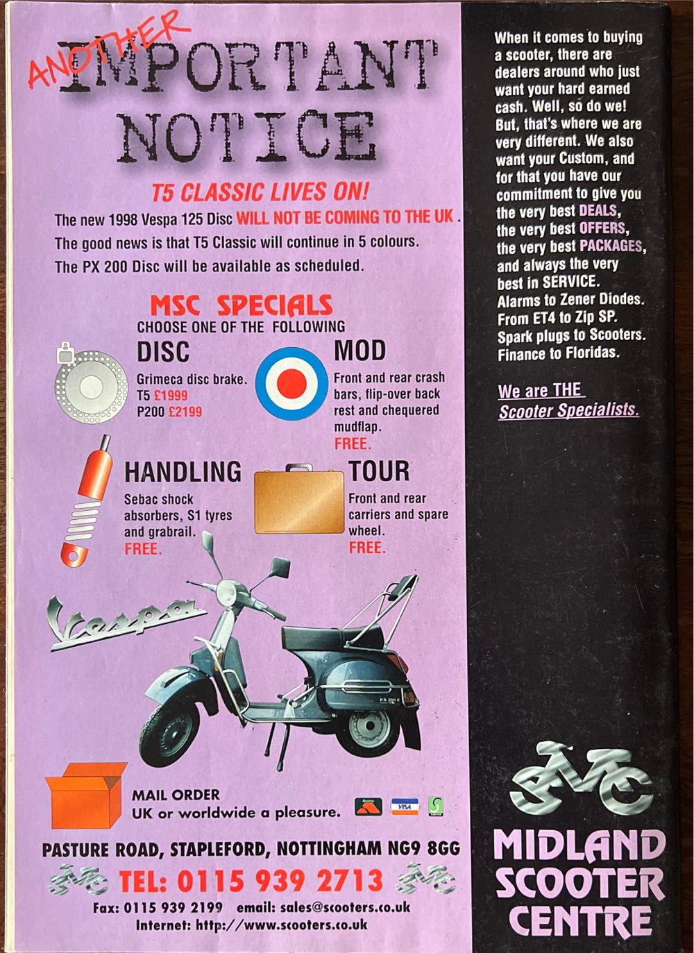 Scootering International  (July) magazine collectible [Barcode 977026871908207] - Main Image 2