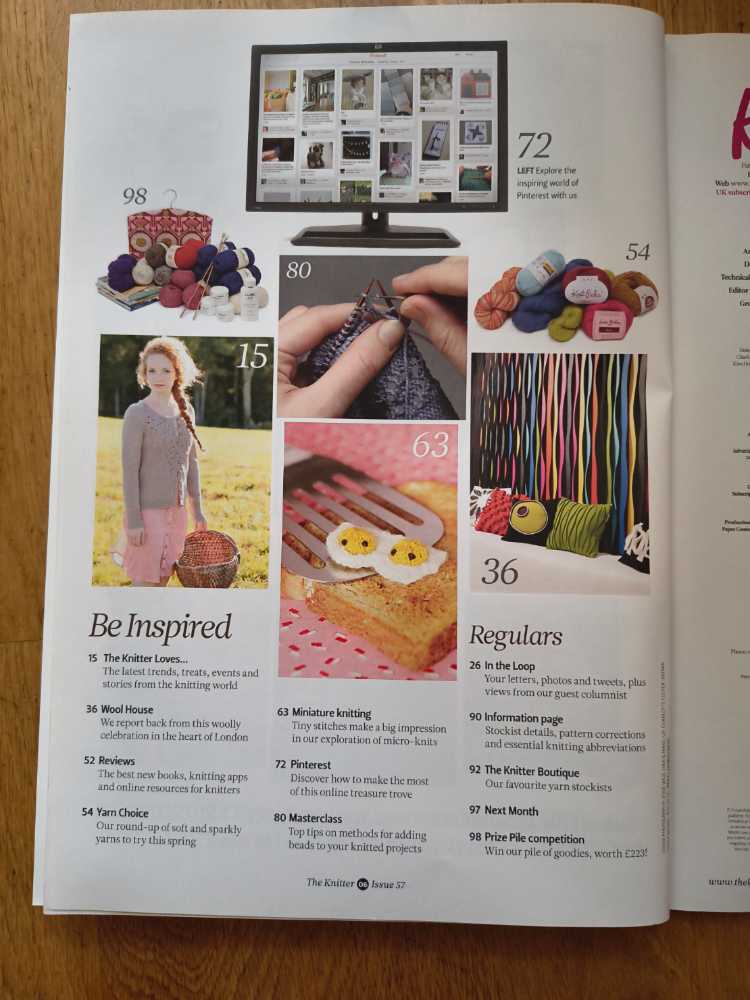 The Knitter  magazine collectible [Barcode 977175910300757] - Main Image 3