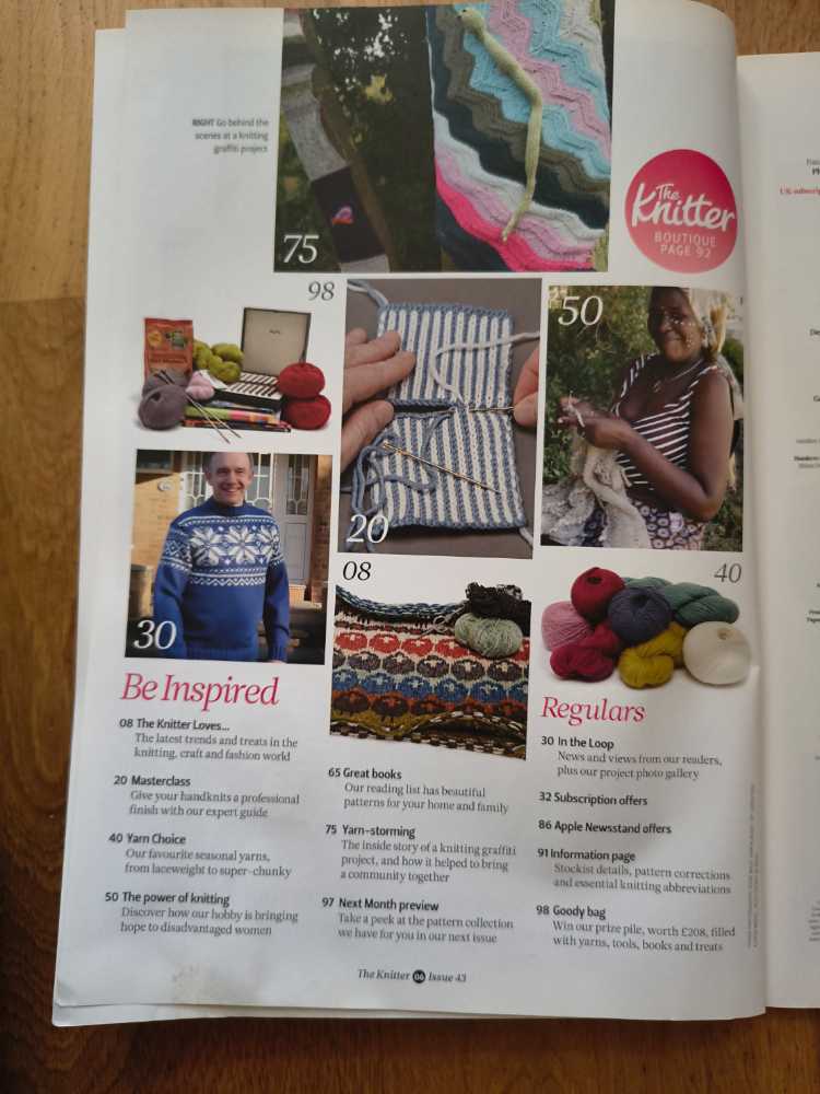 The Knitter  magazine collectible [Barcode 977175910300703] - Main Image 3