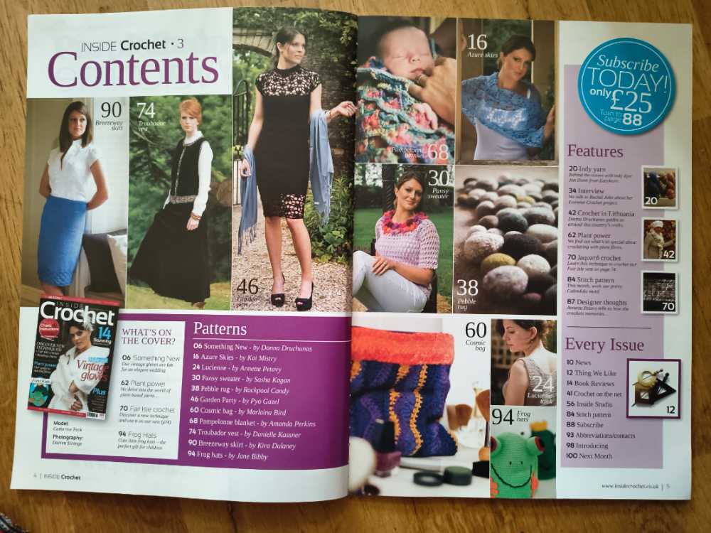 Inside Crochet  magazine collectible [Barcode 9772040105007] - Main Image 2