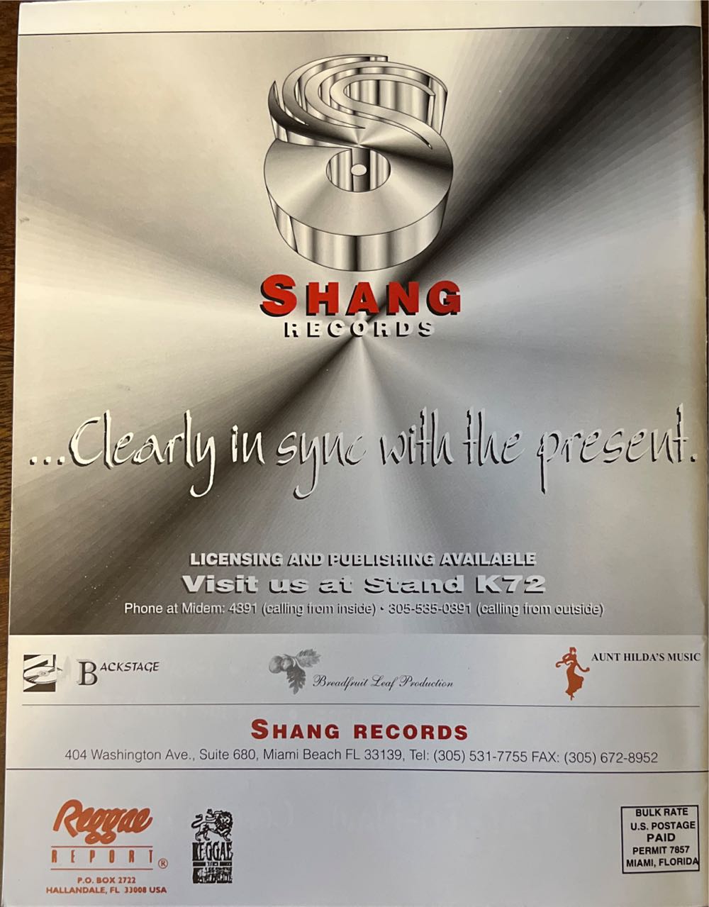 Reggae Report  magazine collectible [Barcode 07447075067306] - Main Image 2