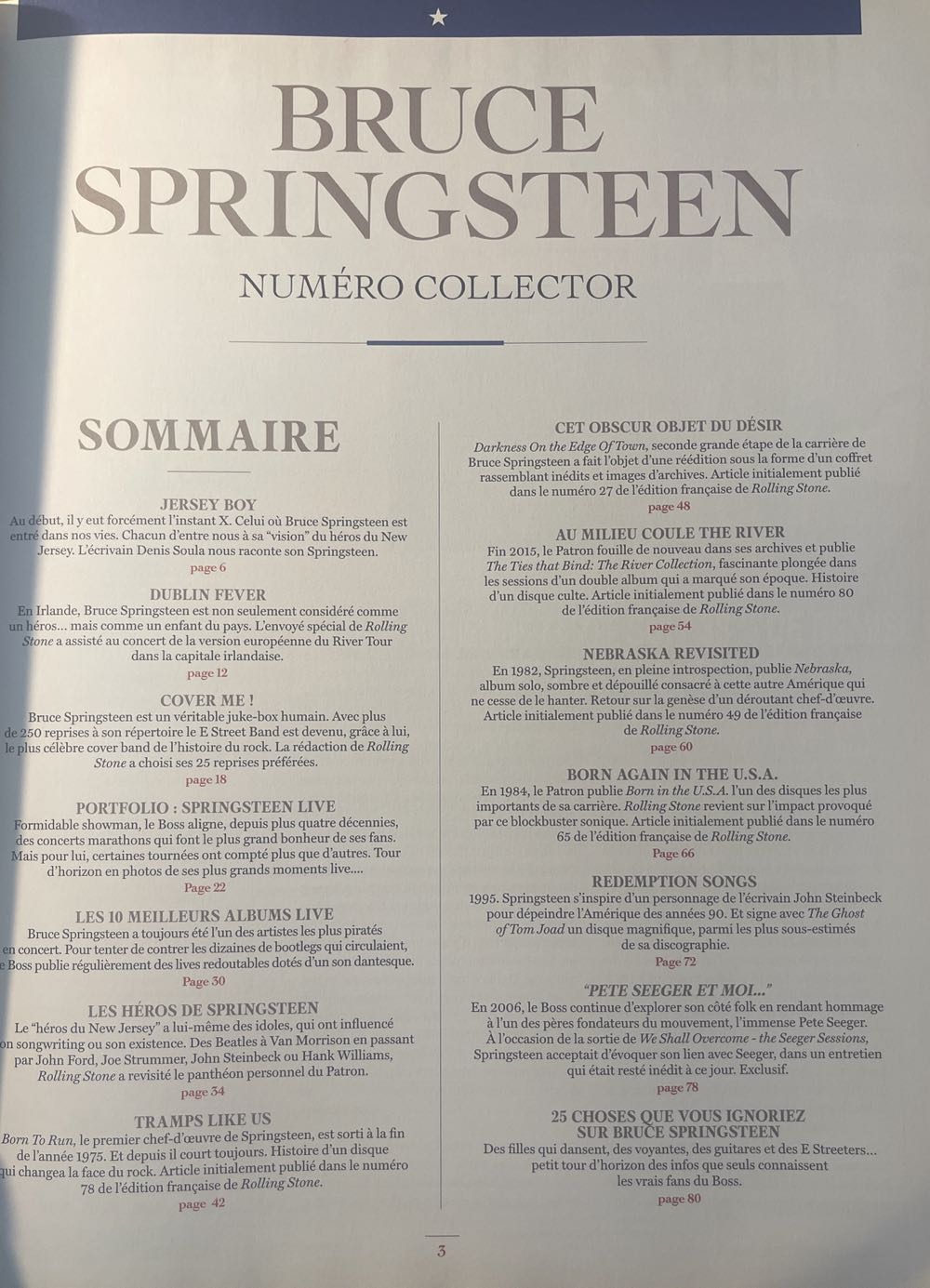 Rolling Stone Numéro Collector, FR  magazine collectible [Barcode 378185880895200300] - Main Image 2