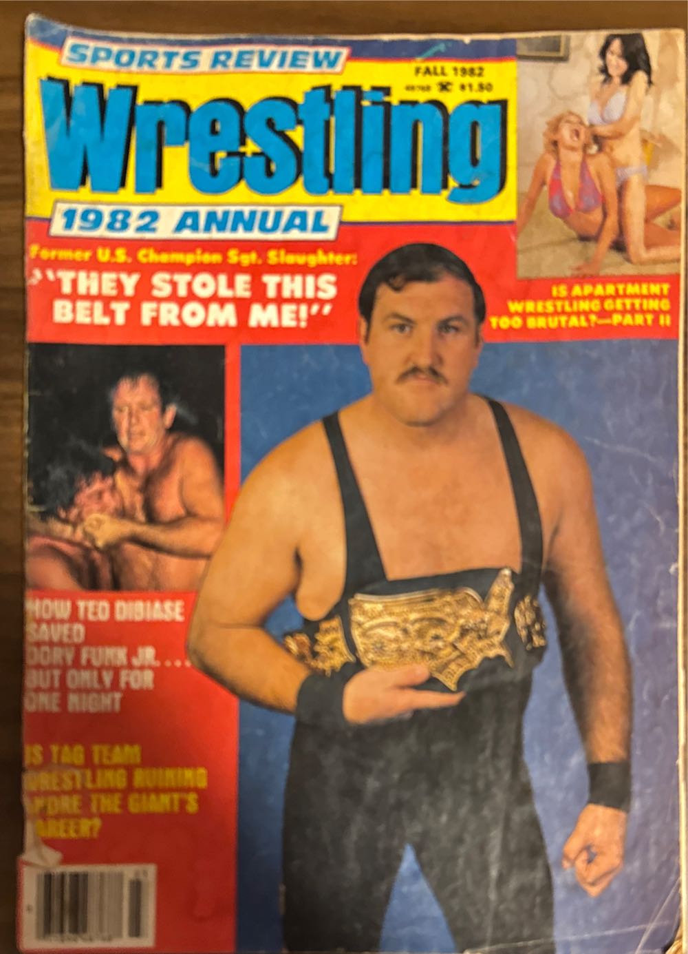 Sports Review Wrestling 1982 Annual Fall  (September) magazine collectible [Barcode 07189648768823] - Main Image 2
