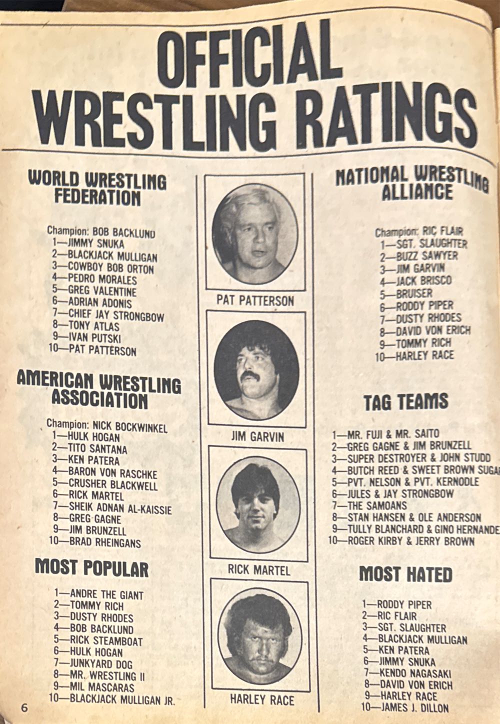 Sports Review Wrestling 1982 Annual Fall  (September) magazine collectible [Barcode 07189648768823] - Main Image 4