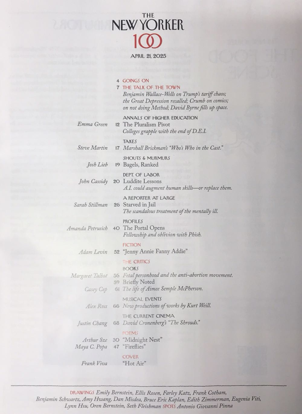 The New Yorker  (April) magazine collectible - Main Image 2