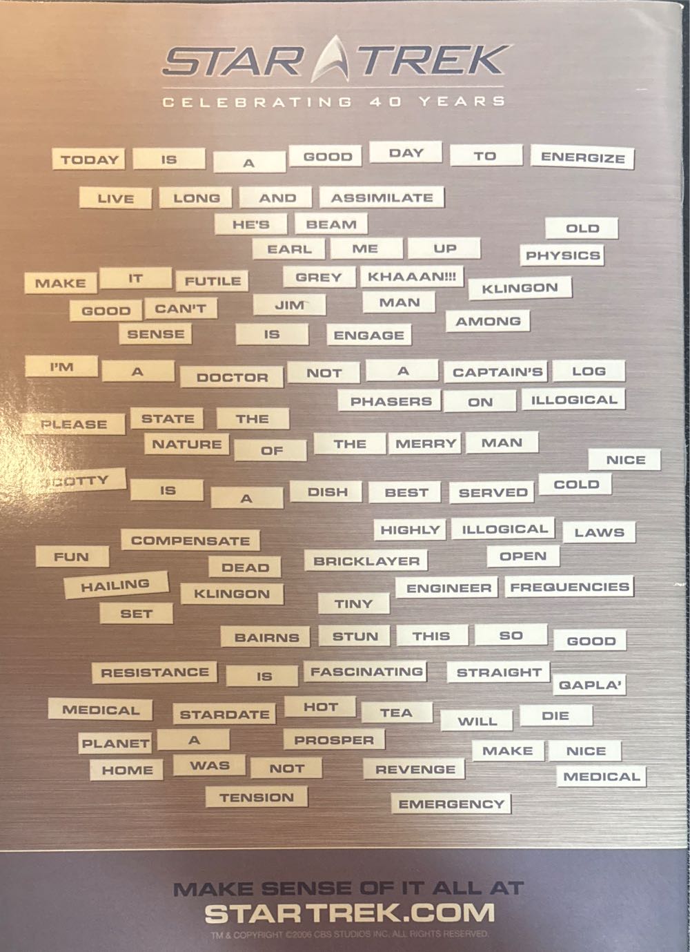 Star Trek Magazine # 3  magazine collectible [Barcode 07148607920002] - Main Image 2