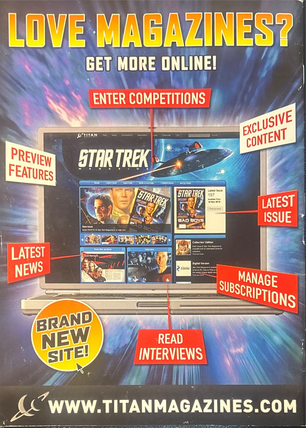 Star Trek Magazine # 36  (September) magazine collectible [Barcode 07148607920036] - Main Image 2