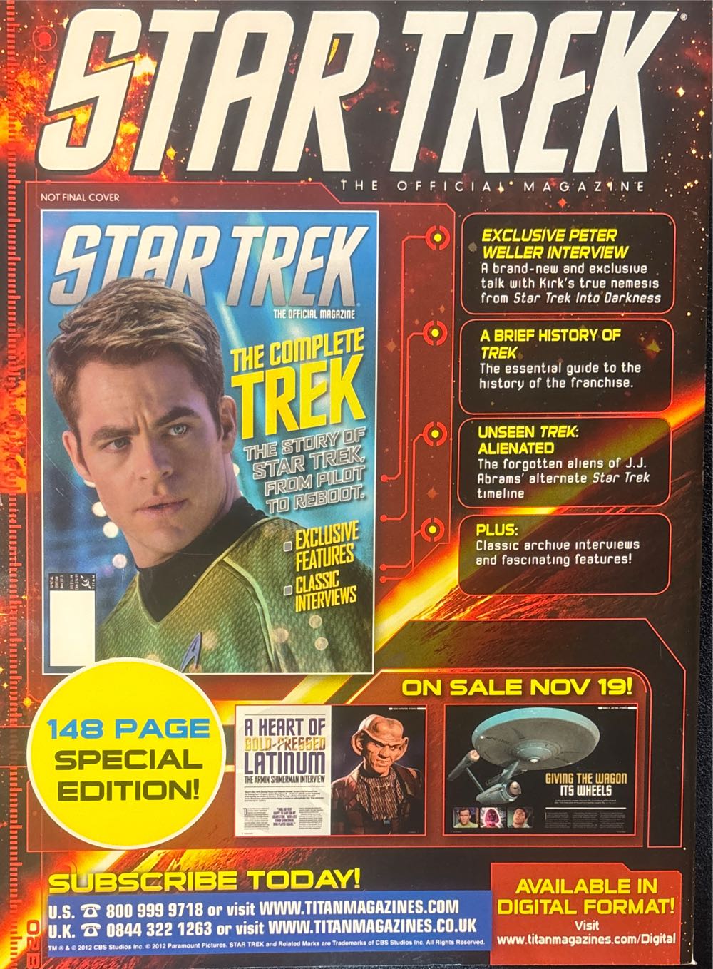 Star Trek Magazine #47 Fall Newsstand Edition  (September) magazine collectible [Barcode 72527407920947] - Main Image 2