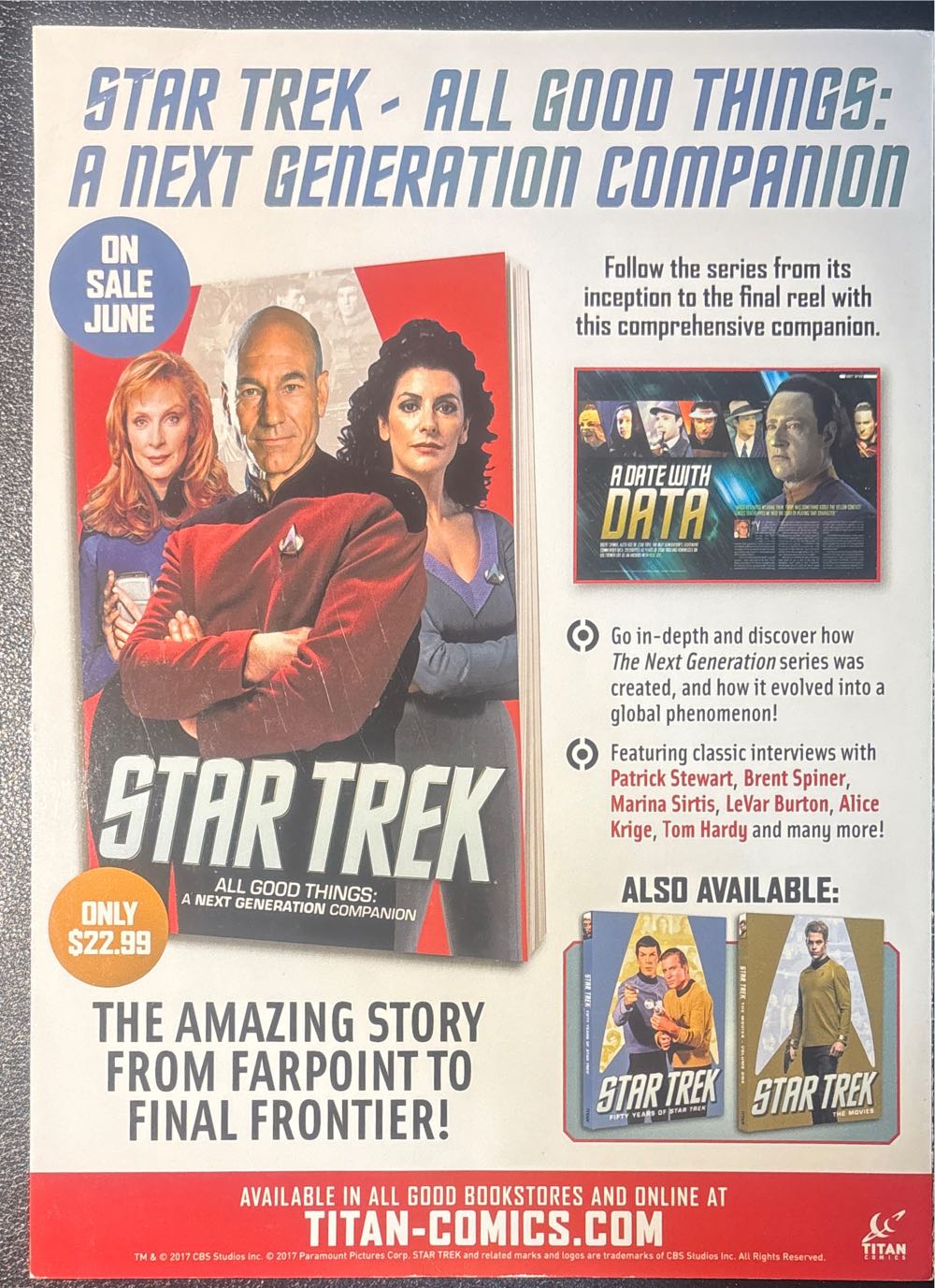Star Trek Magazine #61 Summer Newsstand Edition  (June) magazine collectible [Barcode 72527407920961] - Main Image 2