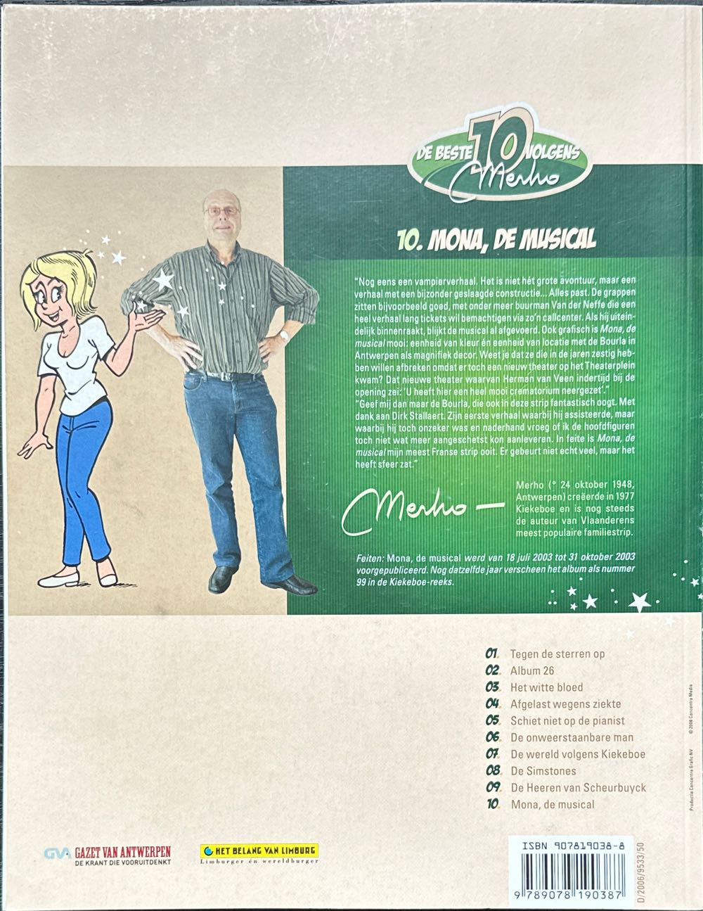 De Kiekeboes 99 Mona, De Musical  magazine collectible - Main Image 2