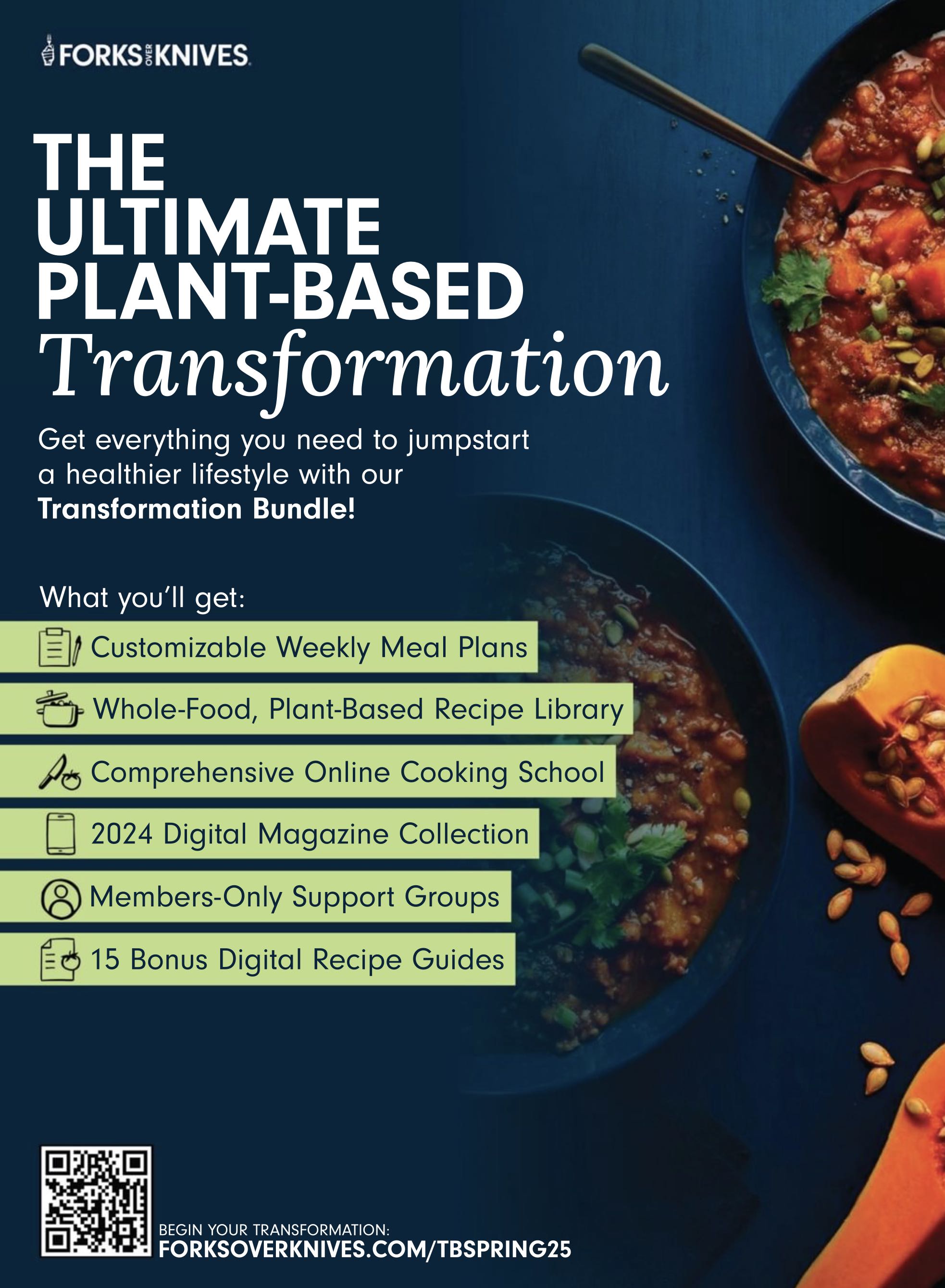 Forks Over Knives  Spring 2025 March  (March) magazine collectible - Main Image 2