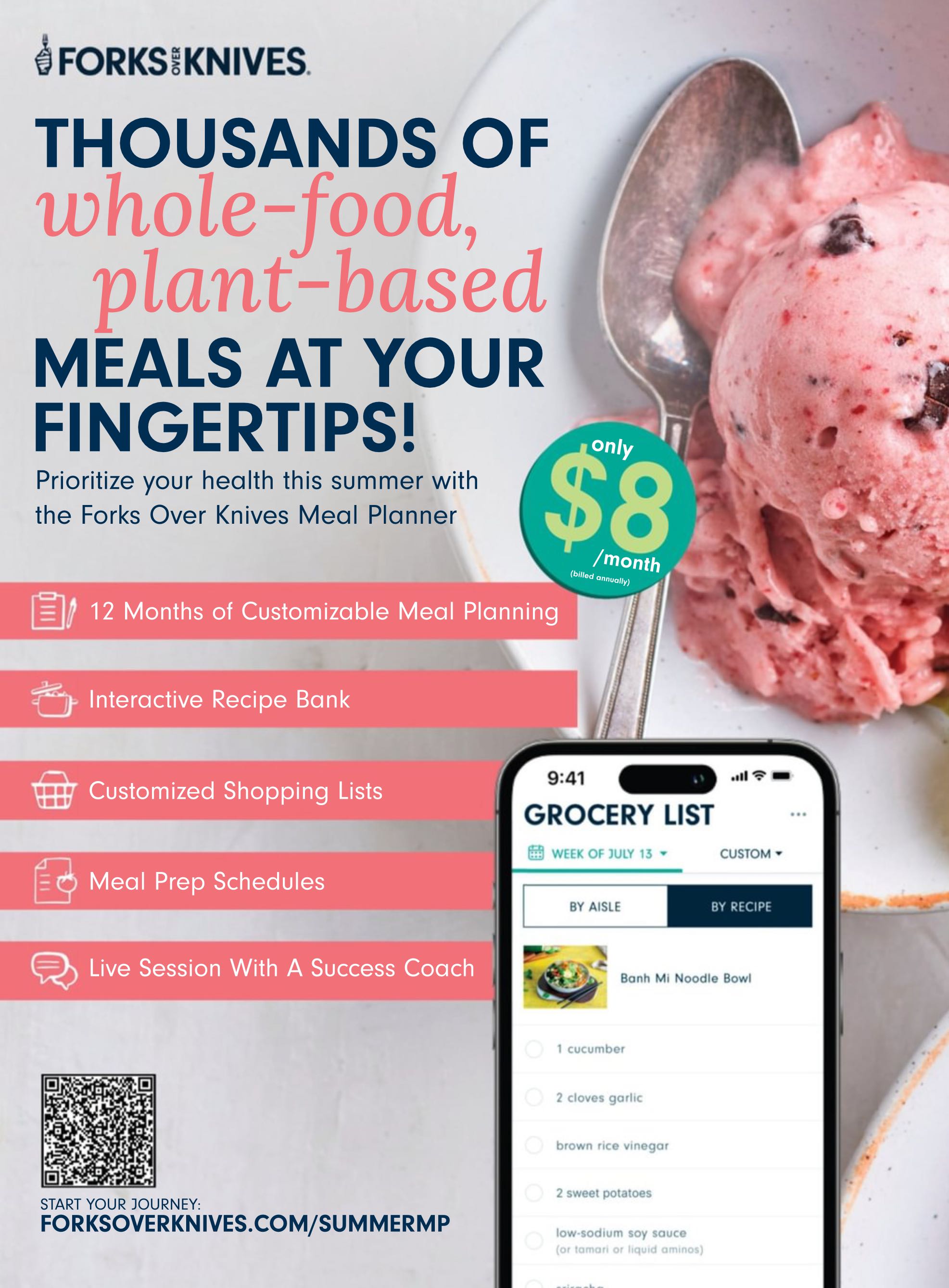 Forks Over Knives Summer  2025 May  (May) magazine collectible - Main Image 2